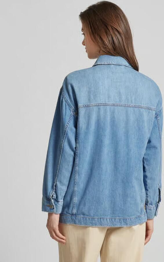 Smith and Soul Jeansblouse met aangeknipte schouders