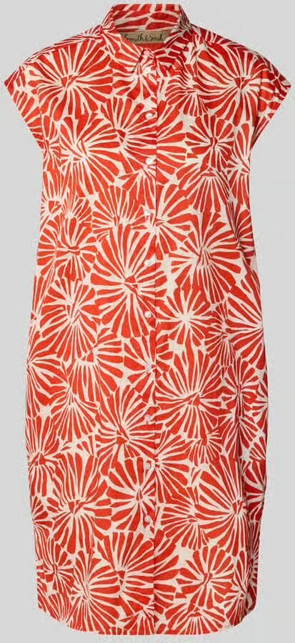 Smith and Soul Knielange jurk met kapmouwen