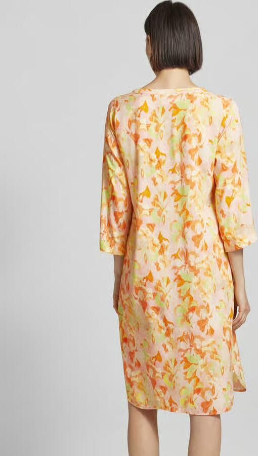 Smith and Soul Knielange tuniekjurk met all-over motief