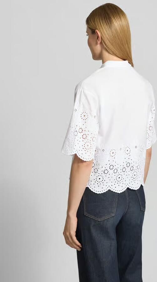 Smith and Soul Kort blouse met ajourwerk - Foto 3