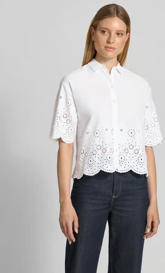 Smith and Soul Kort blouse met ajourwerk - Foto 2