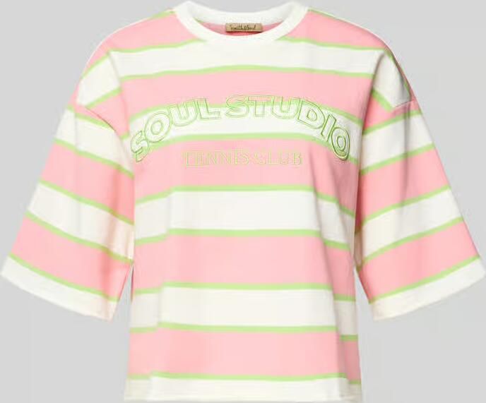 Smith and Soul Kort boxy fit sweatshirt met labelstitching - Foto 2