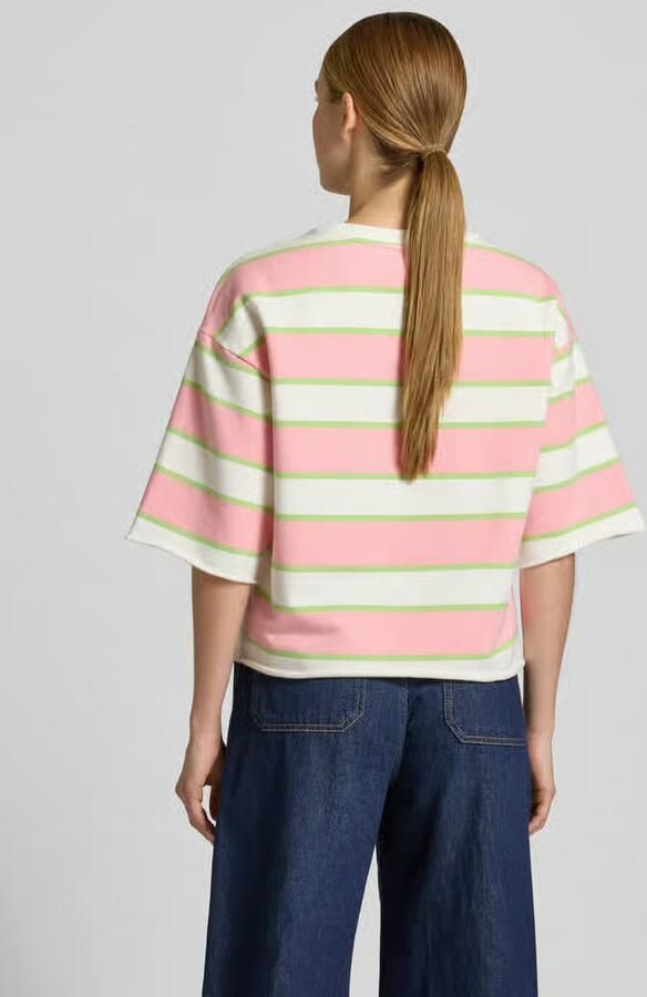 Smith and Soul Kort boxy fit sweatshirt met labelstitching