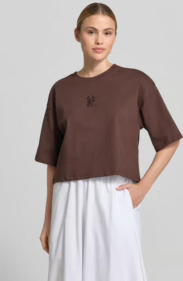 Smith and Soul Kort boxy fit T-shirt met ronde hals - Foto 2
