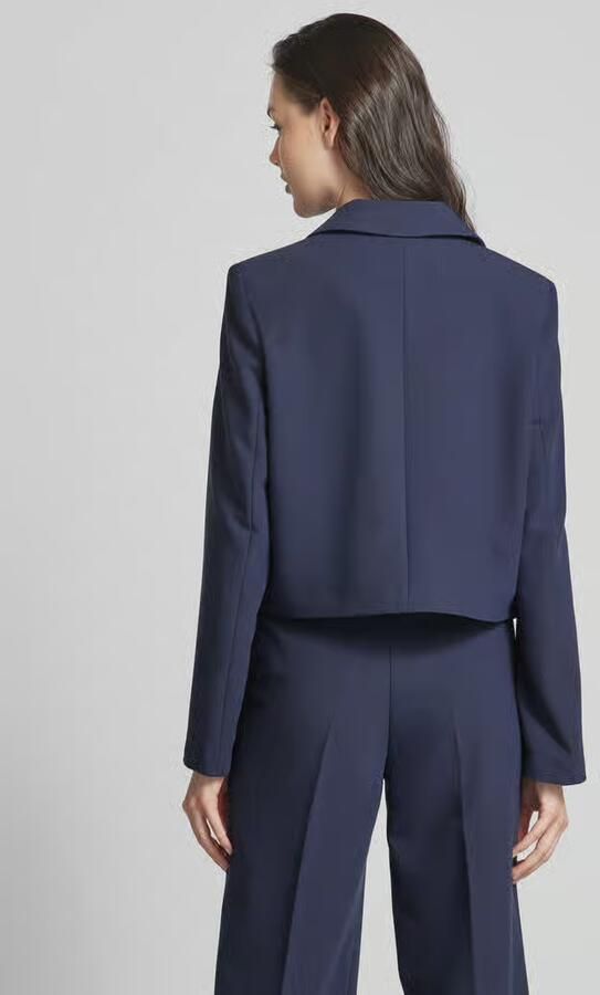 Smith and Soul Korte blazer in effen design