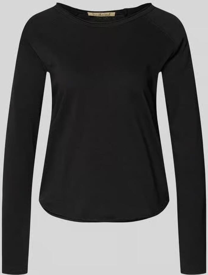 Smith and Soul Longsleeve met ronde hals en gerolde zoom - Foto 4