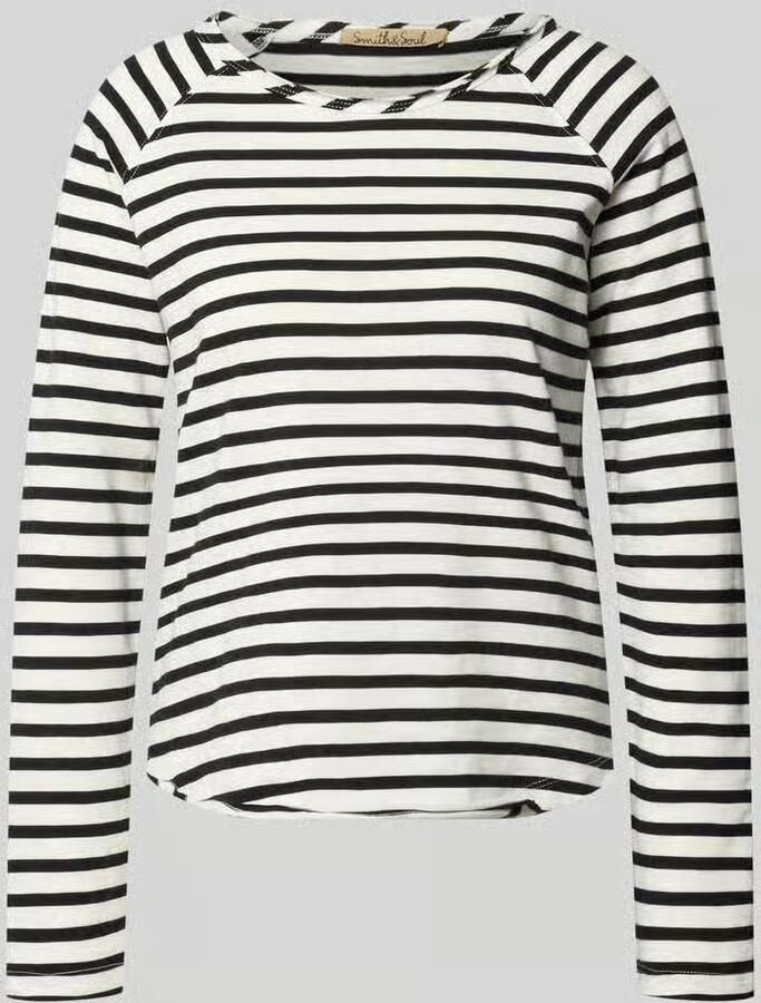 Smith and Soul Longsleeve met ronde hals en gerolde zoom - Foto 2