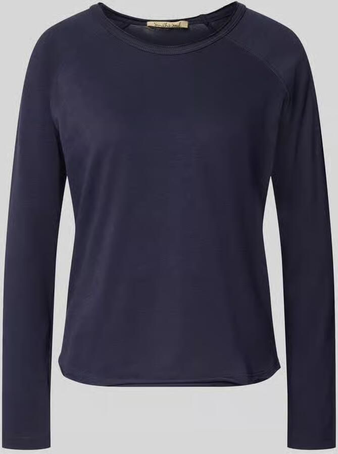 Smith and Soul Longsleeve met ronde hals en gerolde zoom