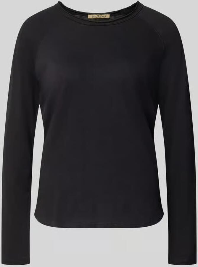 Smith and Soul Longsleeve met ronde hals en gerolde zoom