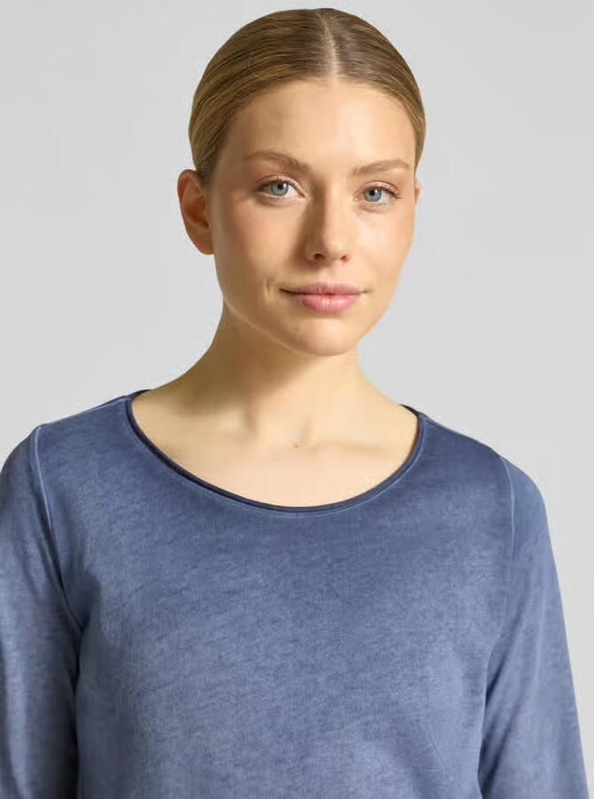 Smith and Soul Regular fit shirt met lange mouwen met structuurpatroon