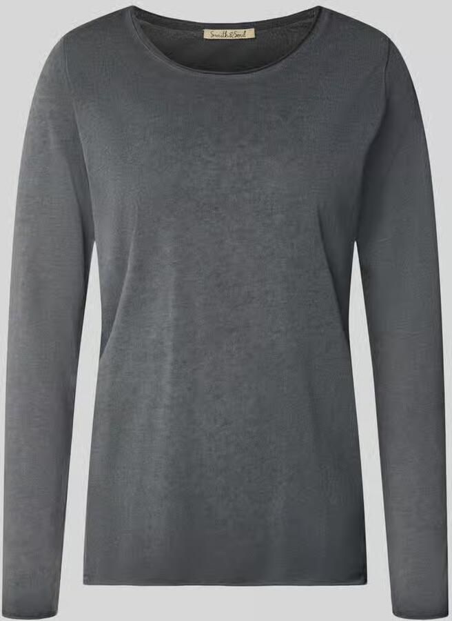 Smith and Soul Shirt met lange mouwen en labelapplicatie - Foto 2