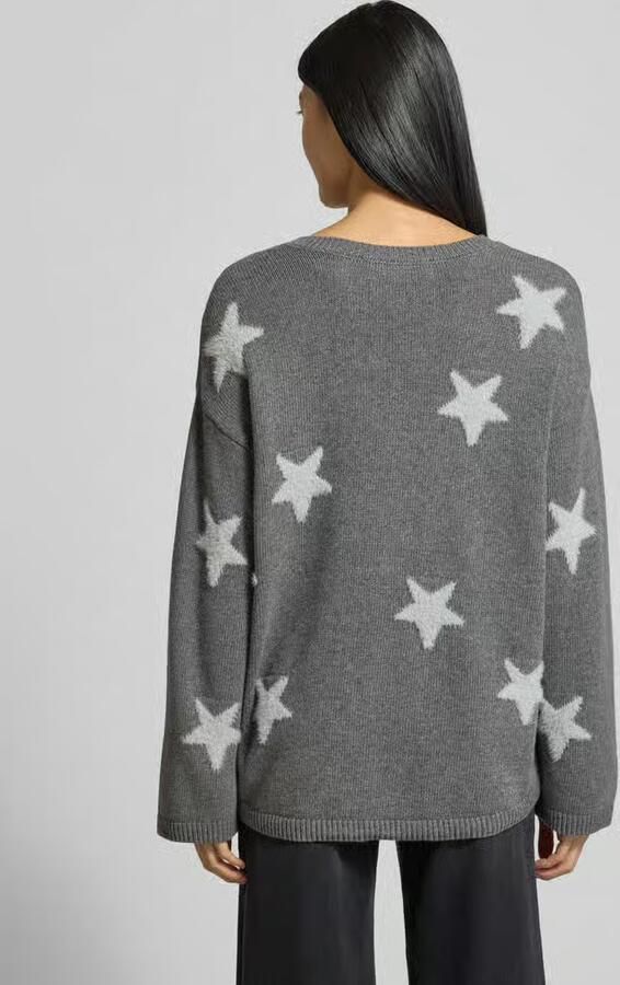 Smith and Soul Loose fit gebreide pullover met kasjmier