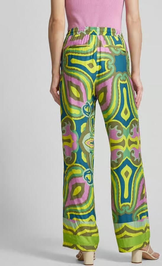 Smith and Soul Loose fit stoffen broek van viscose met all-over print