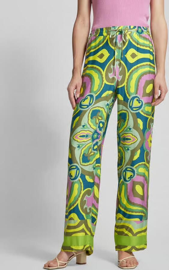 Smith and Soul Loose fit stoffen broek van viscose met all-over print - Foto 2