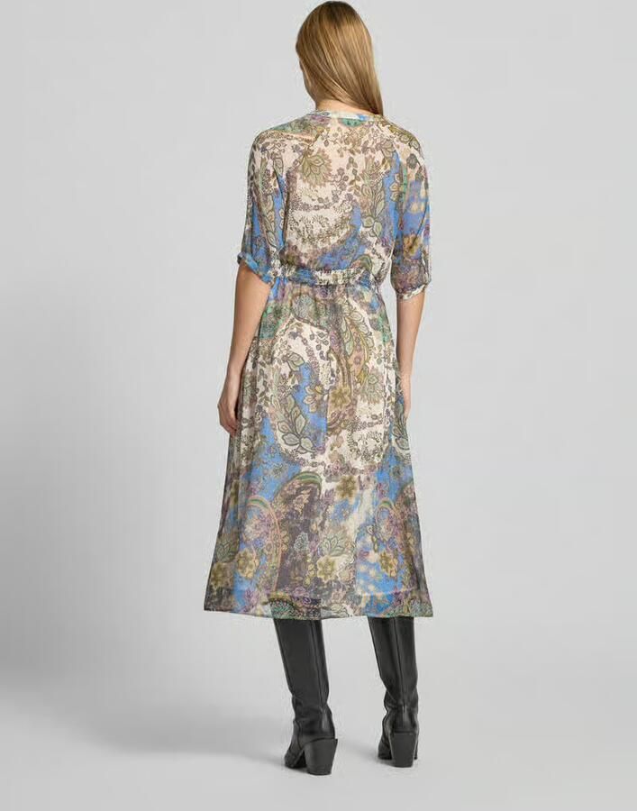 Smith and Soul Midi-jurk met all-over paisleydessin - Foto 3