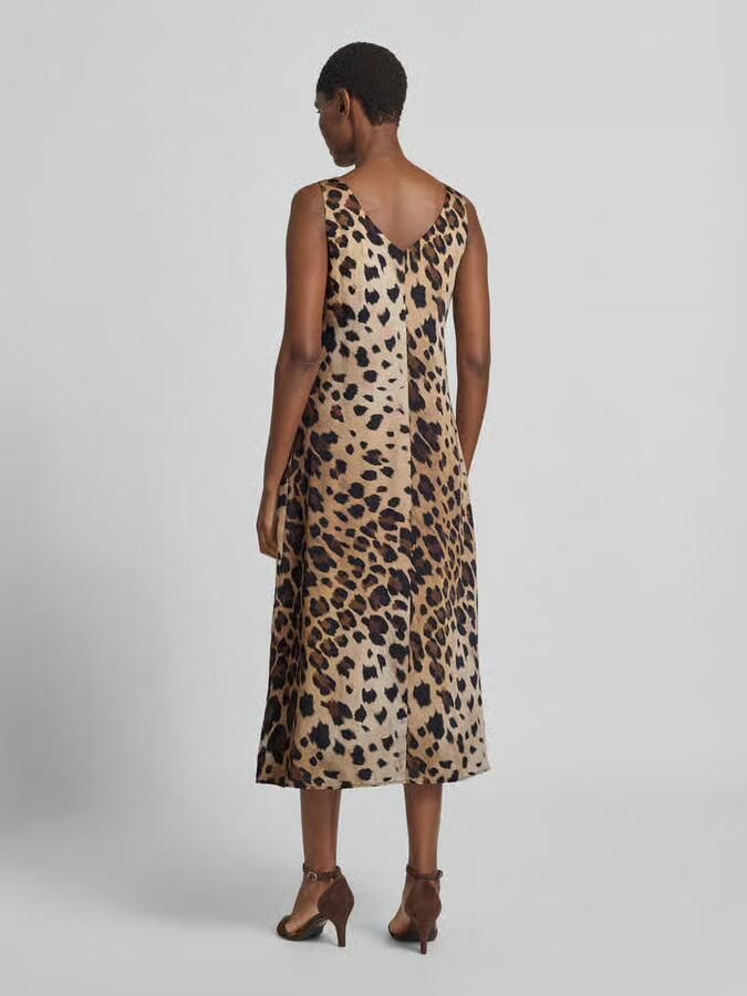 Smith and Soul midi-jurk van viscose in all-over look