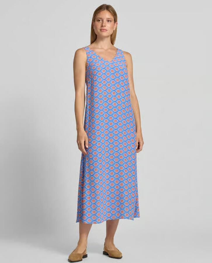 Smith and Soul midi-jurk van viscose met V-hals - Foto 2