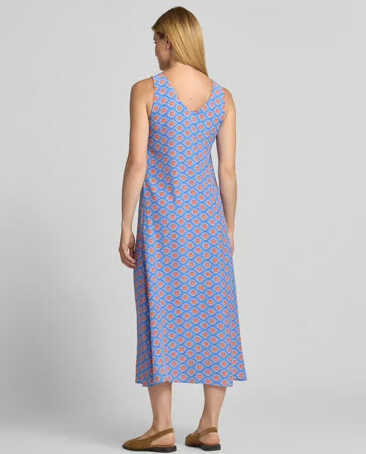 Smith and Soul midi-jurk van viscose met V-hals