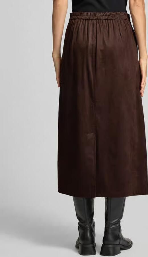 Smith and Soul Midirok in leerlook met elastische band - Foto 3