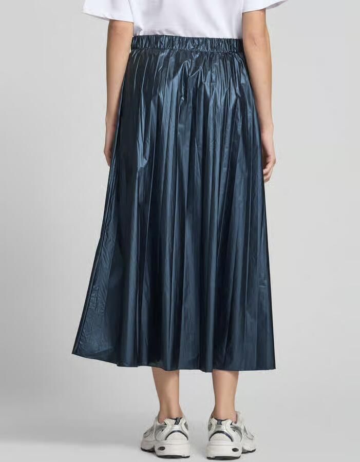 Smith and Soul Midirok in metallic look met plissévouwen - Foto 2