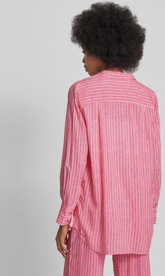 Smith and Soul Overhemdblouse met all-over motief