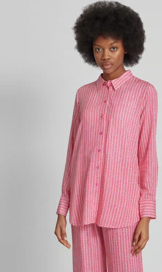 Smith and Soul Overhemdblouse met all-over motief - Foto 2