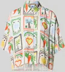 Smith and Soul Overhemdblouse van viscose met kentkraag