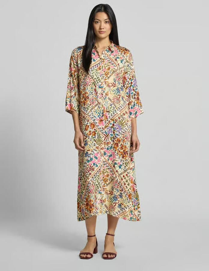 Smith and Soul Overhemdjurk van viscose in all-over look - Foto 3
