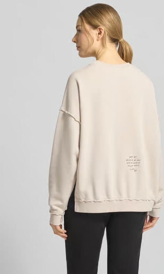 Smith and Soul oversized fit sweatshirt met sierboorden - Foto 3