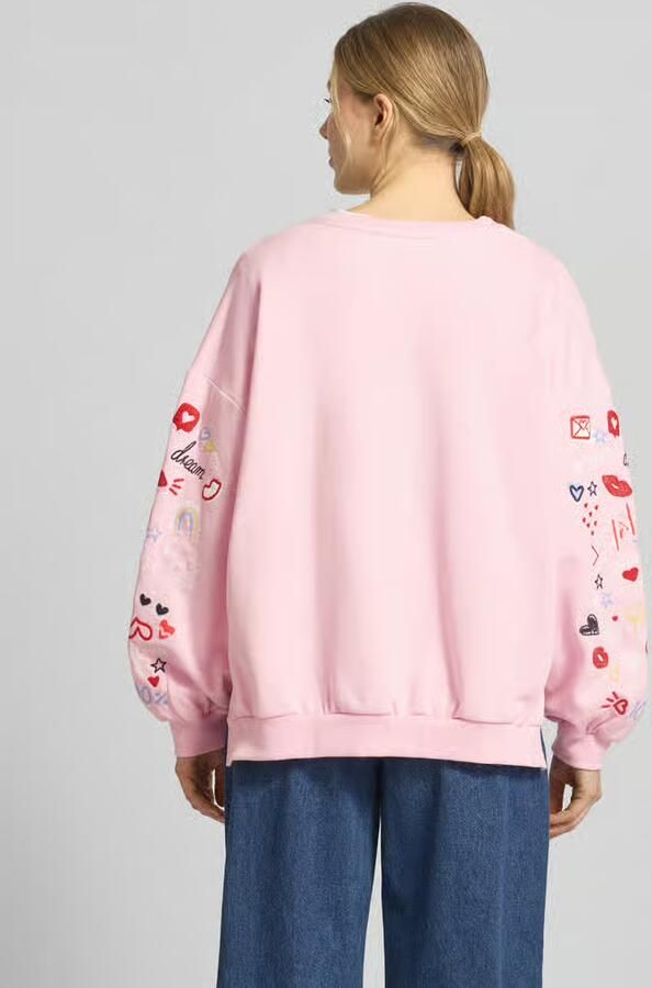 Smith and Soul oversized fit sweatshirt met V-hals - Foto 2