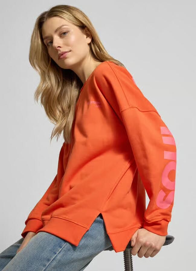 Smith and Soul Oversized sweatshirt met labelprint