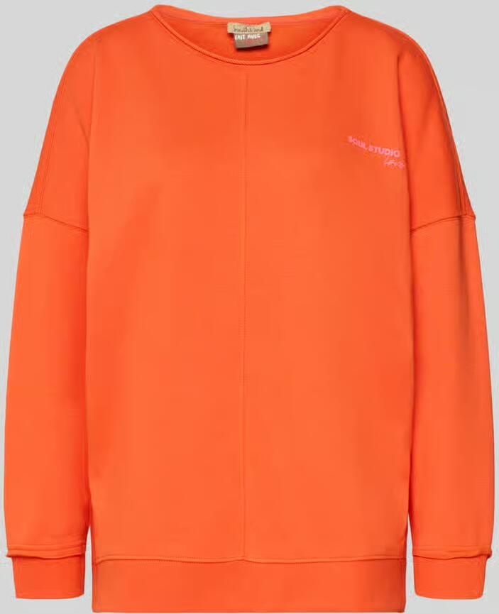 Smith and Soul Oversized sweatshirt met labelprint - Foto 2