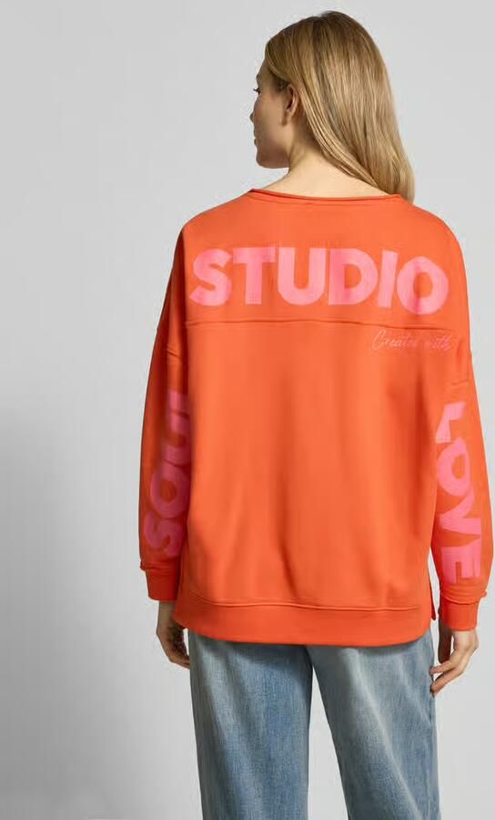 Smith and Soul Oversized sweatshirt met labelprint