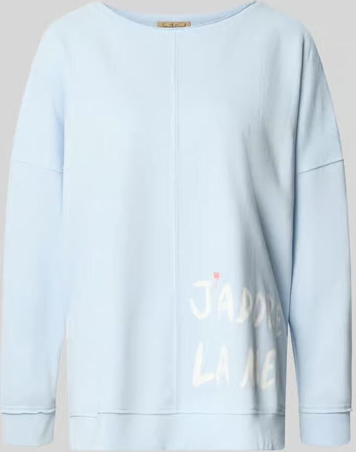 Smith and Soul Oversized sweatshirt met statementprint en rolzoom - Foto 2