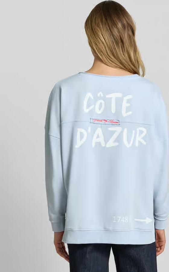 Smith and Soul Oversized sweatshirt met statementprint en rolzoom - Foto 3