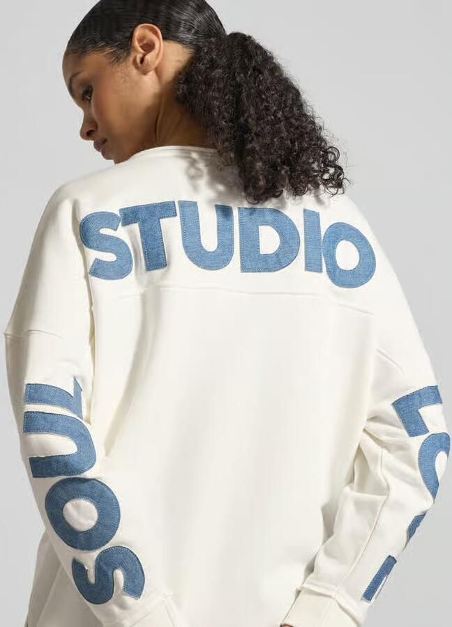 Smith and Soul oversized sweatshirt van katoenmix