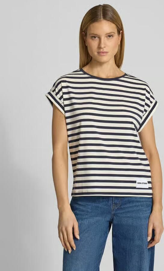 Smith and Soul Oversized T-shirt met labeldetail - Foto 3