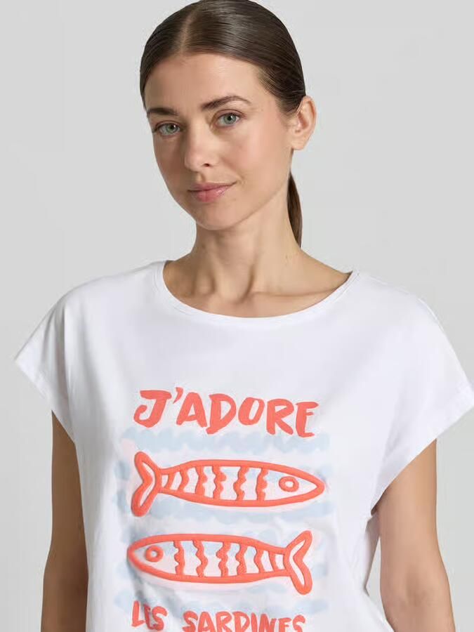 Smith and Soul Oversized T-shirt met motiefprint