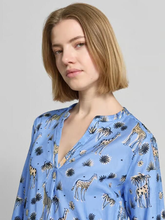 Smith and Soul regular fit blouse met all-over motiefprint model 'Vince'