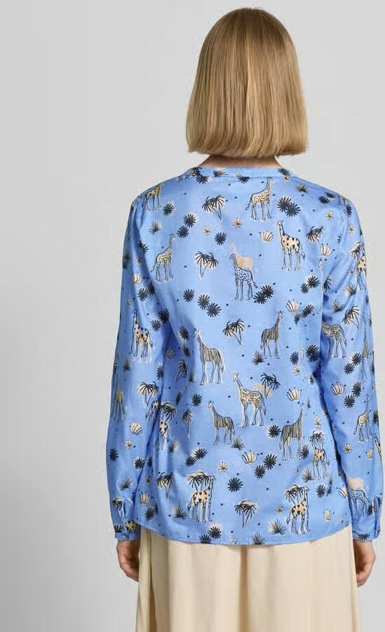 Smith and Soul regular fit blouse met all-over motiefprint model 'Vince' - Foto 2