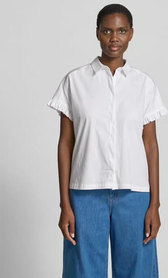 Smith and Soul regular fit blouse met blinde knoopsluiting - Foto 3