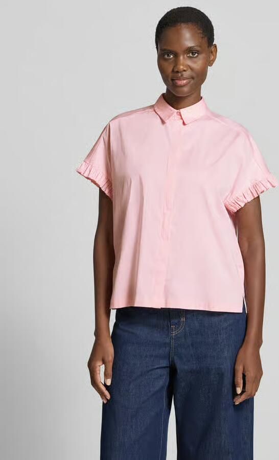 Smith and Soul regular fit blouse met blinde knoopsluiting - Foto 2