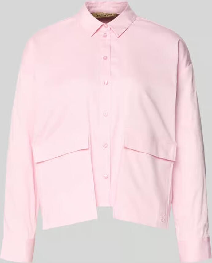 Smith and Soul regular fit blouse met klepzakken - Foto 2