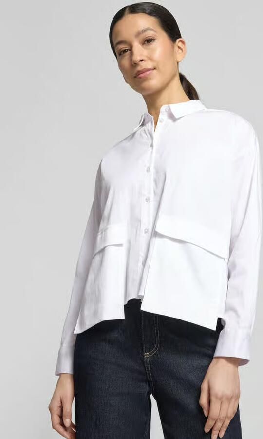Smith and Soul regular fit blouse met klepzakken