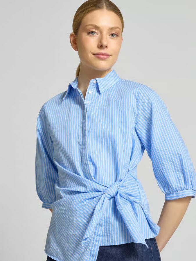 Smith and Soul regular fit blouse met knoopdetail