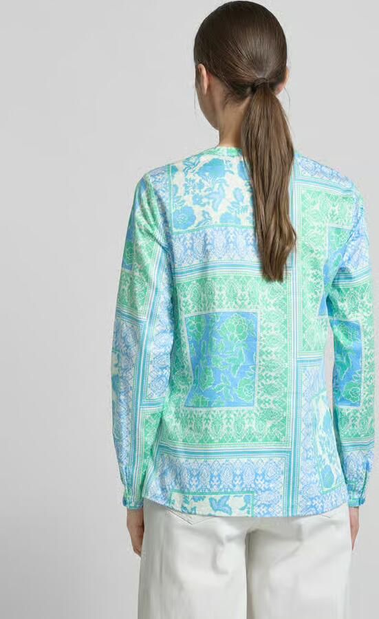 Smith and Soul Regular fit blouse met tuniekkraag