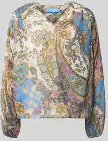 Smith and Soul Regular fit blouse van puur katoen met v-hals