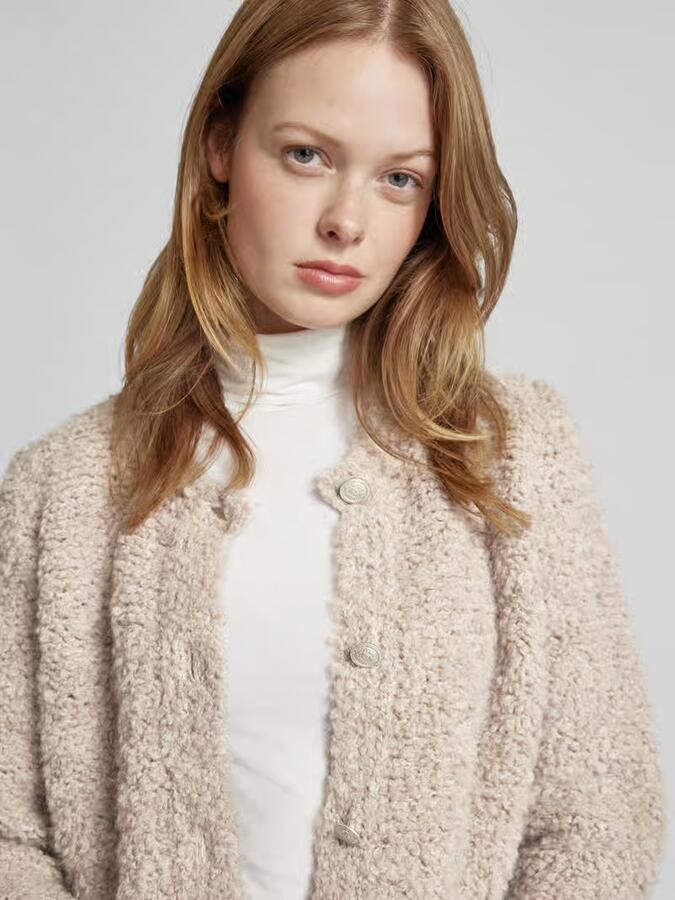 Smith and Soul Regular fit gebreid jack met knoopsluiting