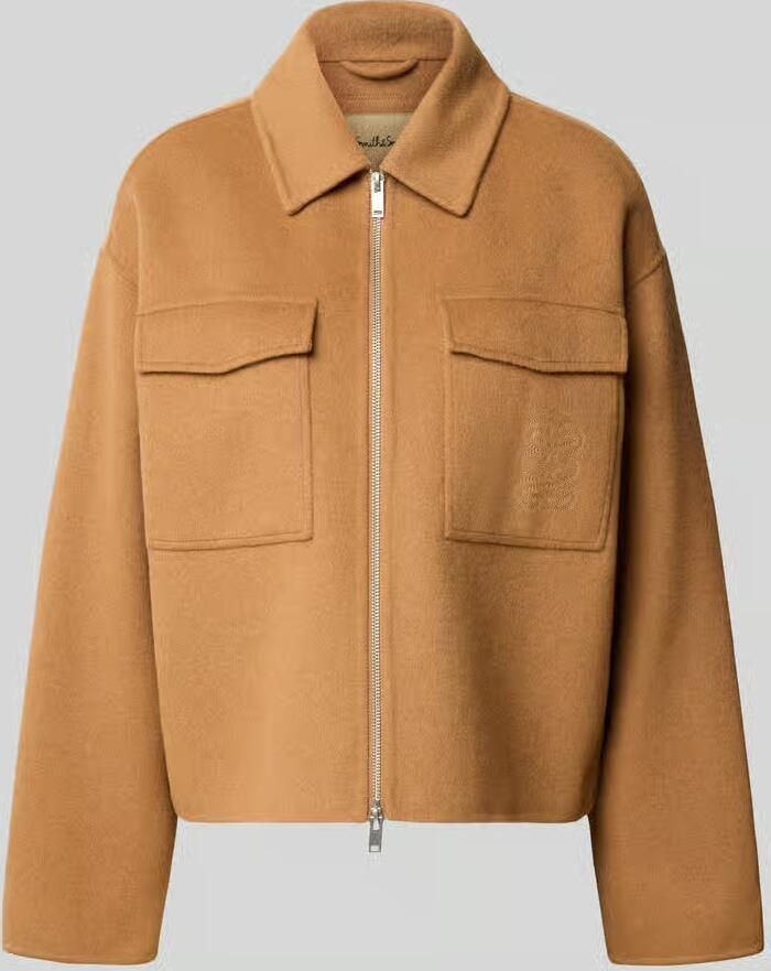 Smith and Soul Regular fit lange jas met borstzakken