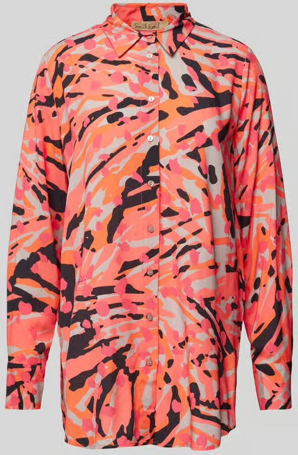 Smith and Soul Regular fit overhemdblouse met manchetten - Foto 2